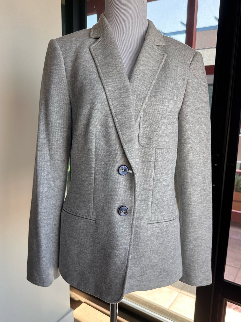 Tommy Hilfiger Light Gray Tailored Women's Blazer